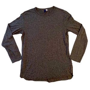 H&M Divided Longline Tee in heather grey